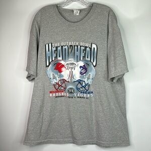 AlStyle The Outback Bowl Wisconsin Badgers Tshirt 2015 XL